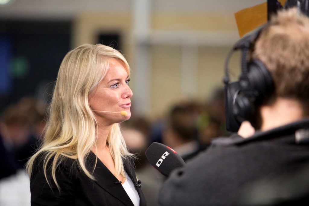Pernille Vermund is the party leader of Nye Borgerlige.