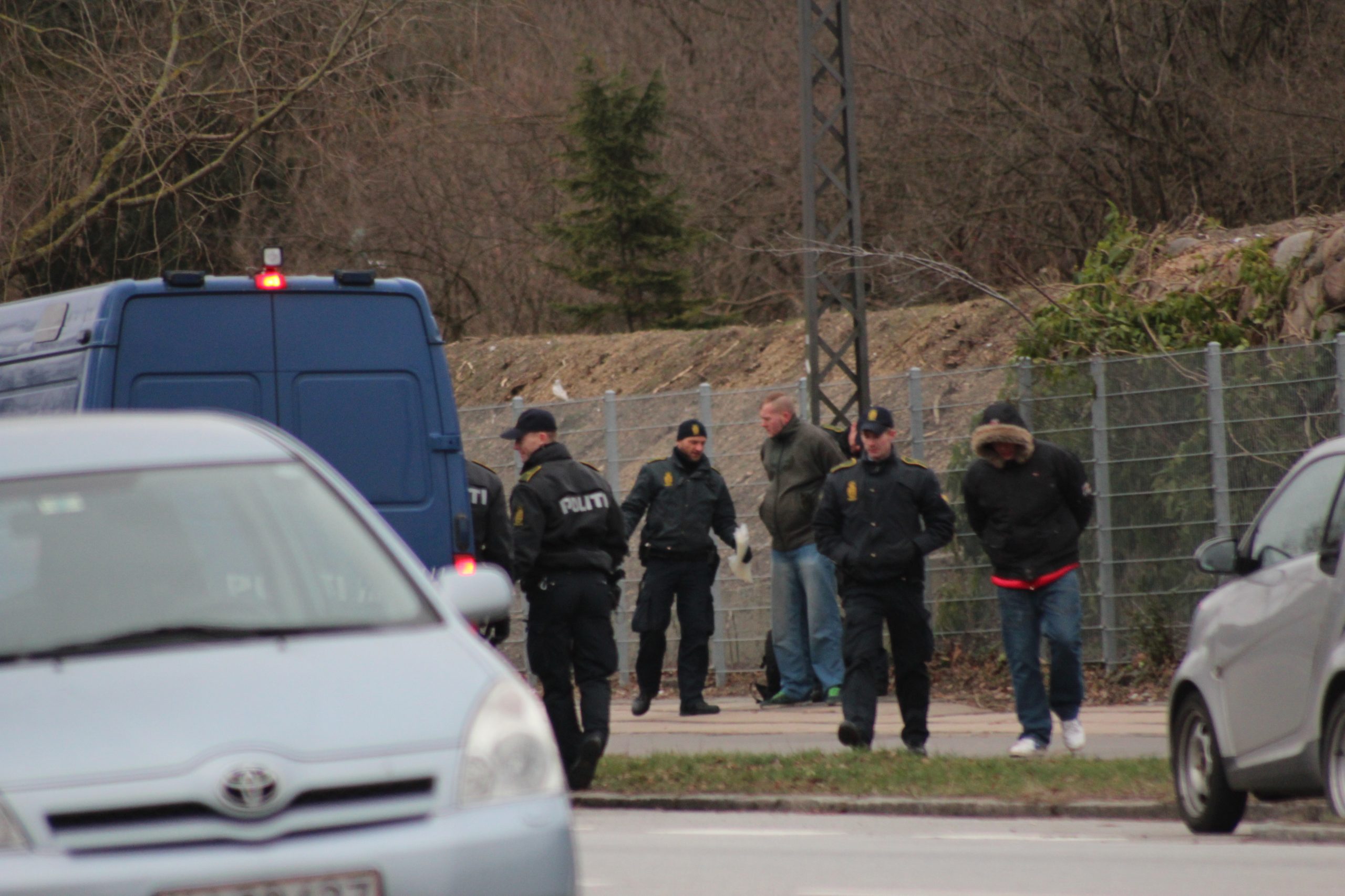 Rightwings anholdt i Sydhavnen, januar 2014.