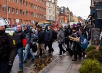 For Frihed-demonstration på Nørrebro