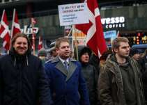 Rasmus Paludans første optræden på den yderste højrefløj var til den danske PEGIDA-bevægelse, For Friheds, demonstration den 23. januar 2016. Foto: Redox.
