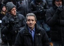 En af demonstrationens tre britiske hovedtalere, var Paul Weston fra Pegida UK's ledelse. Foto: Redox