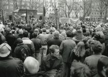 Bomben i Søllerødgade Demonstrationen den 21. marts 1992 begyndte på Blågårds Plads.