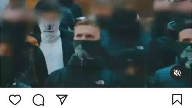 GI-aktivisten Emil Naundrup Vester liker her et opslag omhandlende Junge Tat. Screenshot. GI-aktivisten Emil Naundrup Vester liker her et opslag omhandlende Junge Tat. Screenshot.