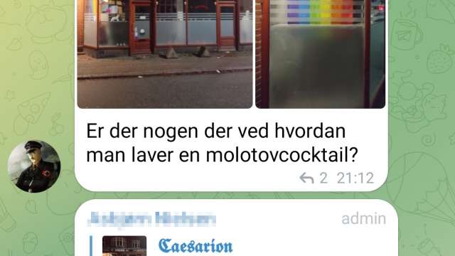 "Does anyone know how to make a molotov cocktail?" "That should not be discussed here" "Does anyone know how to make a molotov cocktail?" "That should not be discussed here"