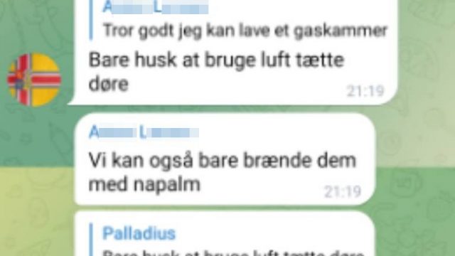 A.L. and Palladius let their anti-Semitic attitudes and violent fantasies run wild as they chat about killing "kikes", a derogatory term for Jews. A.L. and Palladius let their anti-Semitic attitudes and violent fantasies run wild as they chat about killing "kikes", a derogatory term for Jews.